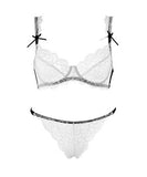 【６色】勝負下着 リボン 可愛い レース ボリューム感 XH9-MMZ9169