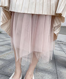 【4色】可愛い チュール 秋 コーデ万能 エレガント 同伴 女性らしい XH2-CYFZ46513