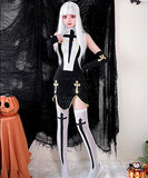 【4点セット】ハロウィン コスプレ ホラー 個性派 シスター セクシー ユニーク XH2-XJ1827-1