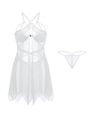 【3色】透け透け エロかわいい ルームウェア セクシー チュール XH8-GR2045