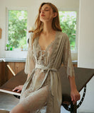 【2点セット】7色 パジャマ 勝負 下着 ラブ えちえち レース セクシー ゴージャス 肌見せ 新作　MY8-GR311