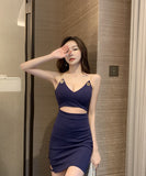 4色 金属 セクシー クール 姉 キャバドレス ミニドレス MY2086-YM8617