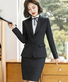 【上下セット】2色 スカート・ズボン 新作 スーツ セット ゴージャス MY2-LZ-XXN929