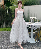 サンドレス セクシー 海辺花火 レース バックレス 旅行 かわいいXH2-QJ5872