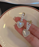 イアリング 真珠 ダイヤモンド 気質OL  キラキラ XH3-BY-HE8735