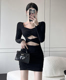 ミニドレス  キャバドレス  セクシー  新作  非対称  LT2-LQE3046KL303