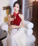 刺繡 高見え 着痩せ セクシー ロングドレス キャバドレス MY2068