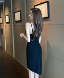 ロングドレス パーティードレス セクシー 肌見せ 谷間魅力 ドレス YN2255-YM8589