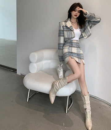 【2点セット】コート＋ドレス キャバスーツ  気質 通勤  名媛風  高級感  LT2-MYK2500