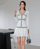 韓国ファッション  ひざ丈ドレス   ロングドレス   ゴージャス   結婚式  LT2-ZED882523BH506