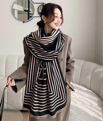 シマウマ柄  50%カシミア  スカーフ 秋冬新作 おしゃれ  厚手  気質 LT9-CM-3