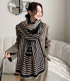 シマウマ柄  50%カシミア  スカーフ 秋冬新作 おしゃれ  厚手  気質 LT9-CM-3