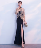 刺繍  高見え  パーティードレス  ゴージャス 新年会 二次会 披露宴 LT2-HX15