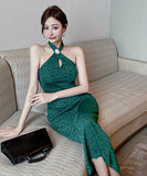 【2色】きゃばきゃば 中華風 セクシー 高級感 スリット ユニーク XH2-MLS7265