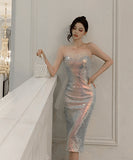 パーティードレス キラキラ ナイトクラブ セクシー お姫様 XH2-ZED885272DXH449