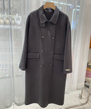 【3色】カシミヤ コート  高品質  チェスターコート オーバーサイズ  ウール XH2-BQL004