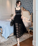 ナイトドレス チュール 可愛い 宴会 披露宴 華奢感 セクシー XH2-JY20128