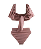 ピンク かわいい ビキニ タンキニ モノキニ リボン 水着 MY7-BY2542