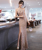 2色 キラキラ  ロングドレス   ゴージャス  着痩せ  披露宴   二次会 演奏会 LT2-HX522