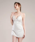 【日本2日間以内発送可能】3色 レース 高見え セクシー 勝負 スリップドレス パジャマ MY8019-GSM-A26