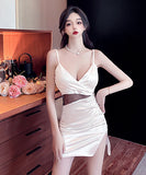 キャバドレス  ミニドレス  セクシー  指名  肌見せ キラキラ LT2-MLS7432