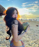 水着 レディース タンキニ セパレート ビキニ ビスチェ風  体型カバー かわいい ハイウエス スカート XY-DP-A29612