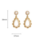 バロックスタイル イヤリング ゴージャス 新作 YN3034