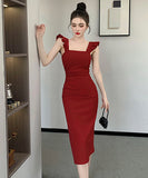 4色 キャバドレス セクシー 指名  OL風 エレガント タイトドレス XH2-ZED889476GT347