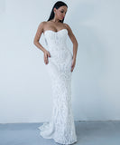 レディースドレス イブニングドレス  ノースリーブ ロングマーメイドスカート XY2-PC-FT8888