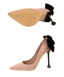 5色 無地 高見え ゴージャス 淑やか 結婚式 ハイヒール パンプス  MY5-DS17175-2