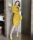 刺繍 キャバスーツ  上下セット  ドレス 宴会 着瘦せ 高級感 LT2-JY10004