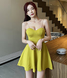 4色  肌見せ  キャバドレス ミニドレス 高見え   セクシー  脚長効果  LT2-YM8708