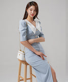 【上下2点セット】エレガント 淑女 デート ユニーク 同伴 通勤 大人可愛い XH2-ZED887358A71