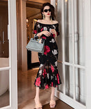 花柄 チュール 可愛い フリル エレガント 宴会 披露宴 XH2-JY20121