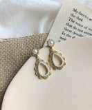 バロックスタイル イヤリング ゴージャス 新作 YN3034