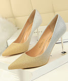 クラーデション 5色 高見え ゴージャス 結婚式 宴会 ハイヒール パンプス MY2-DS1716-9