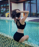 【2点セット】ビキニ タンキニ モノキニ 水着 新作 谷間魅せ MY7-DP-A28384