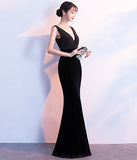 Vネック  パーティードレス  ロングドレス  セクシー 新年会 二次会 演奏会 LT2-HX61