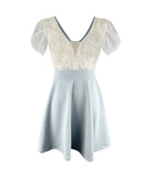 キャバドレス ミニドレス キャバ嬢 ピカピカ かわいい 肌見せ Vネック 新作 Aライン 指名 MY2-YM8652