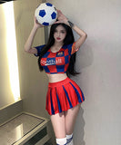 ワールドカップ チアリーディング服 大人可愛い ナイトクラブ ミニドレスXH2-18YX0804