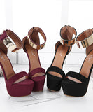 美脚 大きいサイズ ハイヒール レディース 16cmヒール ラ サンダル ジュース MY5002