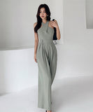 ワイドパンツ 高級感 エレガント 通勤 OL風 ハイウエスト XH2-ZED883882A71