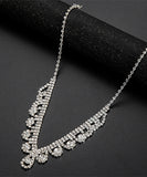 首飾りセット ダイヤモンド ネックレス  ピアス キラキラ XH3-DBHB- CA455-A