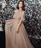 夢幻風  ロングドレス パーティードレス  ゴージャス 華奢感 二次会 年末会  LT2-XZD-056