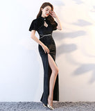 3色 ロングドレス  ナイトドレス   セクシー  宴会  肌見せ 指名  高級感 LT2-XYD3612