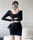 ミニドレス  キャバドレス  セクシー  新作  非対称  LT2-LQE3046KL303