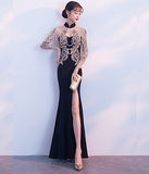 刺繍  高見え  パーティードレス  ゴージャス 新年会 二次会 披露宴 LT2-HX15