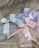 【6色】Tパンツ セクシー 勝負下着 リボン エロかわいい 男心を誘う XH8-ZR5008