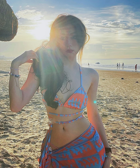 水着 レディース タンキニ セパレート ビキニ ビスチェ風  体型カバー かわいい ハイウエス スカート XY-DP-A29612