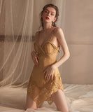 【2色】カワセクシー ルームウェア えちえち レース 勝負下着 高級感 XH8-GR1327